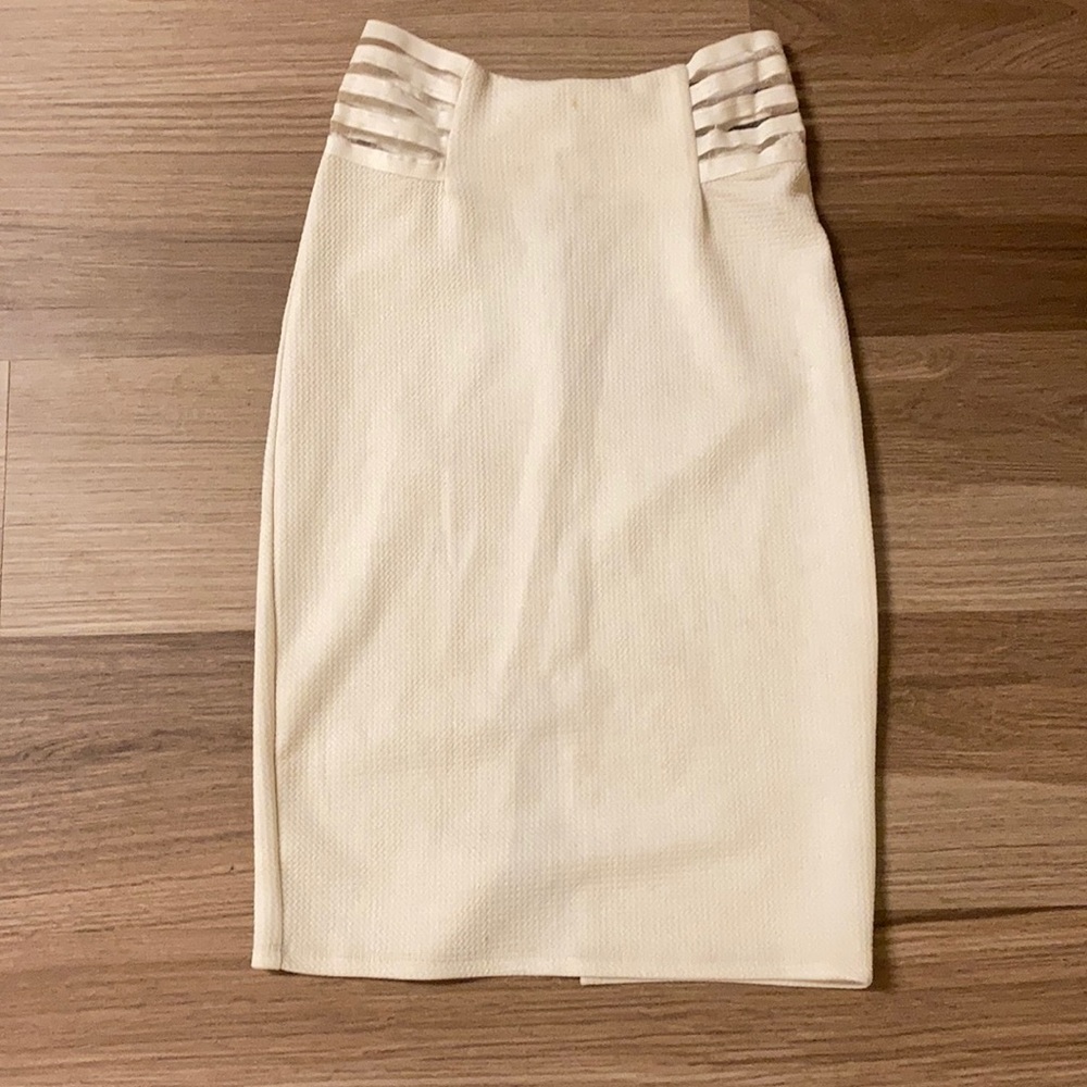 White skirt